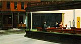 Edward Hopper Famous Paintings - Nighthawks